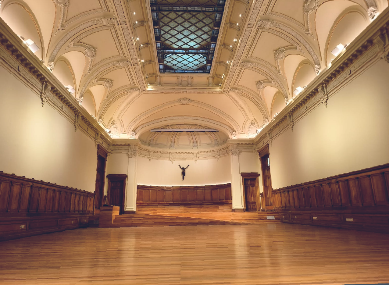 Salón patrimonial restaurado por Demasce